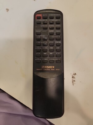 Fisher REM-9425 A/V Receiver Remote Control -image
