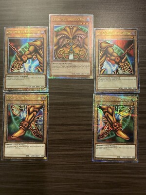 Exodia the Forbidden One Set - Quarter Century Secret Rare - TN23-EN002 NM-image