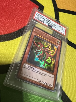 2010 Yugioh LC01-EN002 Slifer The Sky Dragon  Ultra Rare PSA 9 Mint Graded 2010-image