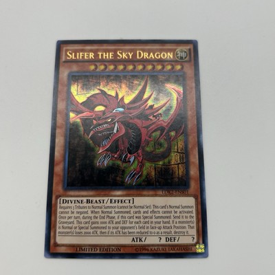 YuGiOh TCG Slifer The Sky Dragon LDK2-ENS01 Foil Konami Card-image