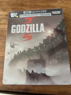 Godzilla 4k + Bluray + Digital Steelbook Brand New-image