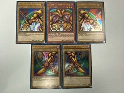 Exodia The Forbidden One Complete Set YGLD -image