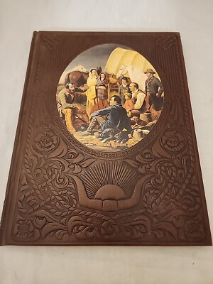 Vintage TIME LIFE BOOKS The Old West Series--THE PIONEERS Faux Leather Cover -image