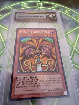 Exodia The Forbidden One DSG 9.5 LCYW-EN306 Secret Rare MINT+ GRADED!!!!-image