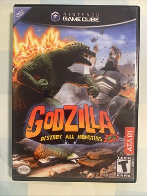 Replacement Godzilla Destroy Custom coverart Nintendo Gamecube No Game case only-image