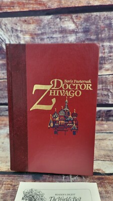 Doctor Zhivago Reader's Digest Leather Bound Book Boris Pasternak Classic Novel-image