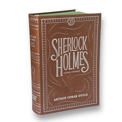 SHERLOCK HOLMES: CLASSIC STORIES by Arthur Conan Doyle Deluxe Faux Leather Book-image