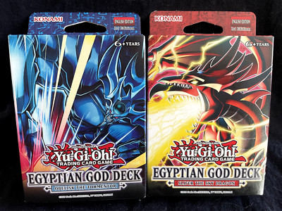 Yugioh 1st Edition Egyptian God Obelisk the Tormentor & Slifer The Sky Dragon-image