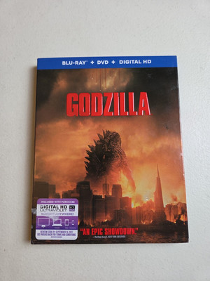 Godzilla (Blu-ray + DVD] w/slipcover Tested Good Condition -image