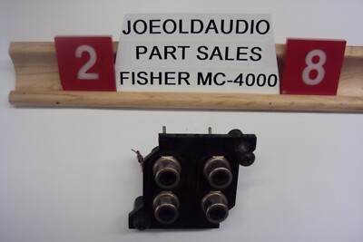 Fisher MC-4000 Combo Receiver RCA Jack Panel AUX In/Record Out. Parting MC-4000-image