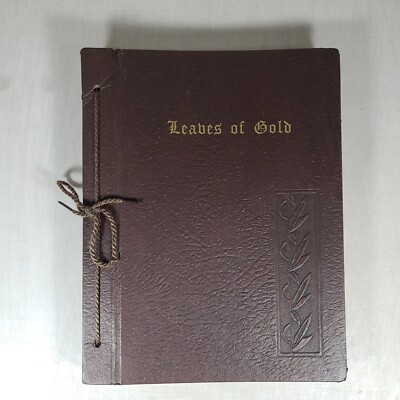Book Leaves of Gold Clyde Francis Lytle 1952 Fourth Edition Leather Bound Corded-image