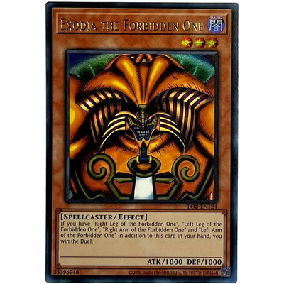 Yugioh! Exodia the Forbidden One - LOB-EN124 - Ultra Rare - Unlimited 25th Anniv-image