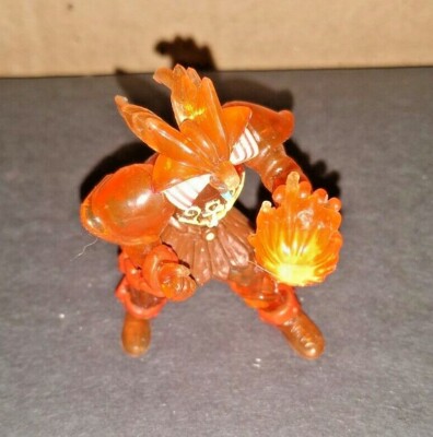 Yu-Gi-Oh Exodia The Forbidden One Mini Figure (Clear) 1996 Mattel Vintage.-image