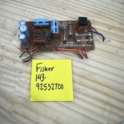 FISHER 143.92532700 Receiver Parts - Power Supply Board And Fuses 2269 27461-image