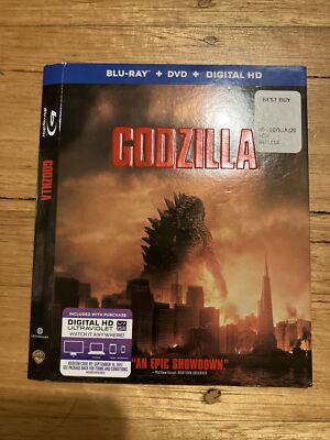 Godzilla (Blu-ray, 2014) - OOP Slipcover Only - No Disc Or Case - free Post-image
