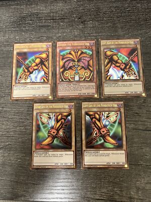 Complete SET Yu-Gi-Oh! Exodia the Forbidden One | Gold 1st Ed. PGL2-EN026 LP-image