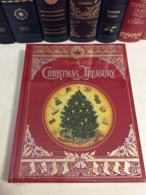 A Christmas Treasury - New sealed leather-bound - Dickens, Alcott, Baum, Carroll-image