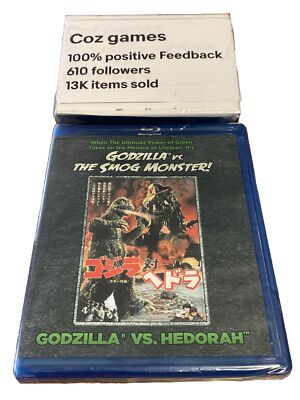 Godzilla Vs. Hedorah The Smog Monster Blu-Ray Region A Brand New SEALED English-image