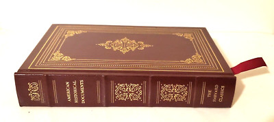  AMERICAN HISTORICAL DOCUMENTS 1000 - 1904, Leather, Book PURTY!-image