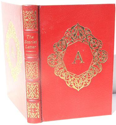 The Scarlet Letter by Hawthorne ~ Easton Press 1975 Full Leather-image