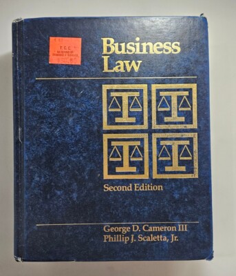 BUSINESS LAW: Second Edition Hardcover Book 1985-image