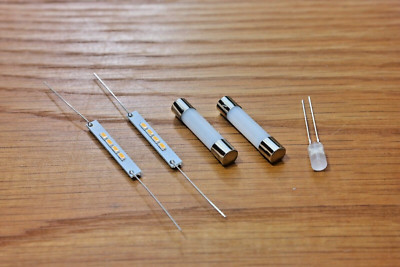 Fisher 550t receiver replacement LED bulbs lights lamps kit set INSTRUCTIONS-image