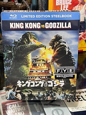 King Kong Vs Godzilla (BLU-RAY) LIMITED EDITION STEELBOOK! FYE EXCLUSIVE! NEW!-image