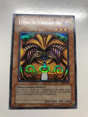 USA Seller Yugioh  Exodia The Forbidden One DDS-003  Secret Rare MP/HP-image