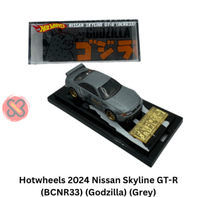 Custom case Nissan Skyline GT-R R33 HotWheels GodZilla  Case N New Release 2024-image