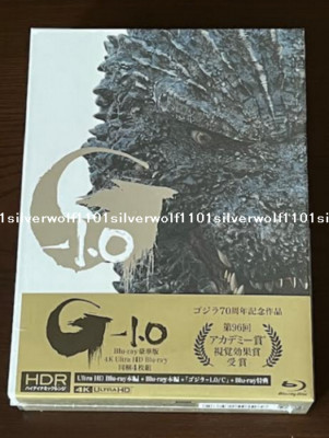 New Godzilla Minus One Deluxe Edition 4K Ultra HD+3 Blu-ray+2 Booklet+Case Japan-image