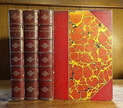Complete Set of Yankee Drolleries ~ 3 Vols ~ James Camden Totten ~ 1870s -image
