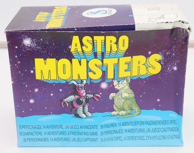 VINTAGE - K.O. GODZILLA MONSTERS MINI FIGURES CASE - ASTRO MONSTERS - LOT (25) --image