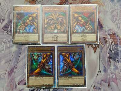 YUGIOH! Exodia The Forbidden One 5 Card Set Quarter Century Secret MP23 MP24 NM-image