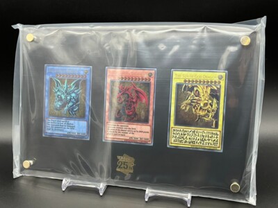 YuGiOh OCG 25th Anniversary Stainless Egyptian God Cards Commemorative Steel-image
