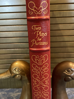 Two Plays For Puritans, George Bernard Shaw Easton Press Leather Collector’s Ed.-image