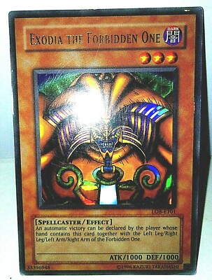 Exodia The Forbidden One, LOB-E101 LP-image