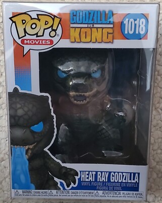 Funko Pop! Movies #1018 Heat Ray Godzilla w/protector box vs Kong NEW MINT-image