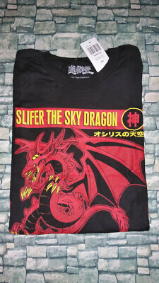 Yugioh Slifer The Sky Dragon Graphic Shirt Men's Size Small Brand New Licensed -image