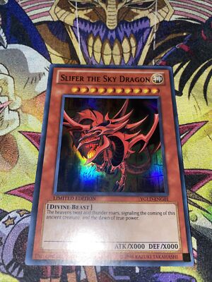 Yugioh Slifer the Sky Dragon Yugi's Legendary Decks YGLD-ENG01 Ultra Rare NM/M-image