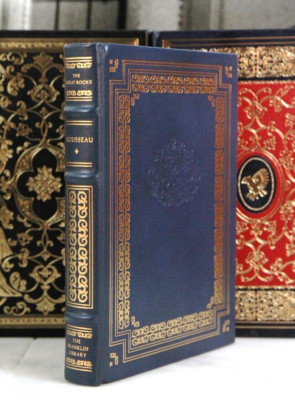 ROUSSEAU DISCOURSE - SOCIAL CONTRACT - Franklin Library - 25th Anniv Great Books-image