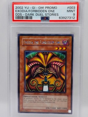 Yugioh PSA 9 Exodia The Forbidden One DDS-003 Prismatic Secret Rare-image