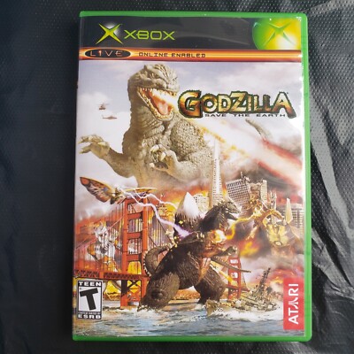 Custom Godzilla Saves the Earth Xbox Replacement Cover Insert Case No Disc *Pics-image