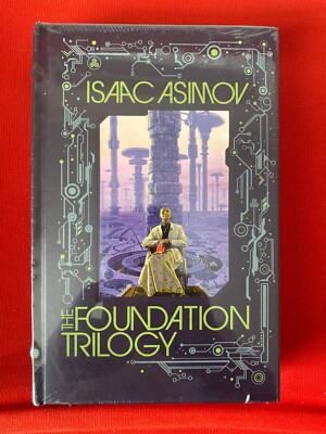 THE FOUNDATION TRILOGY Isaac Asimov Sealed Leather Bound COLLECTORS ED - NEW-image