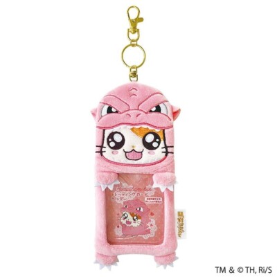 Godzilla Godzi Ham-Kun Trading Card Case Boa Red Japan NEW-image