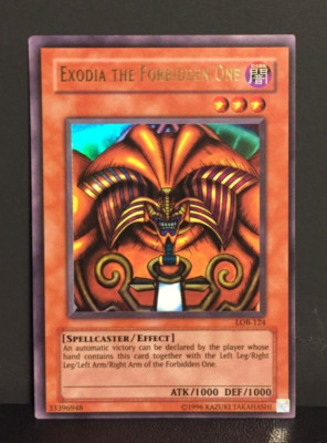Exodia the Forbidden One | Ultra Rare | LOB | Near Mint | Offcentered | Yu-Gi-O?-image