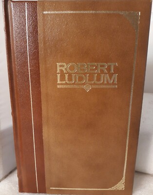 Vtg Leather James Jones Robert Ludlum 1970s  William Heinemann 4 Stories 1986-image
