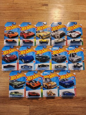 2024 Hot Wheels P Case Nissan Mazda Lambo R35 LBWK Tesla Supra Godzilla LotOF14-image