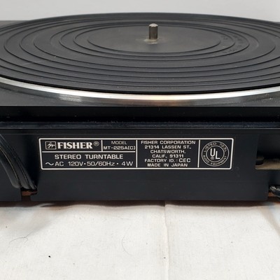 Studio Standard by Fisher Semi Automatic Turntable MT-225A Vtg-image