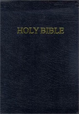 Holy Bible: Catholic Companion Edition for Adults Black Bonded Leather Gold-...-image