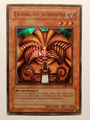 Yu-Gi-Oh! Exodia the Forbidden One - German - Moderately Played-image